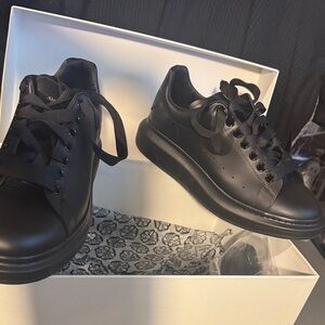 Alexander McQueen Men's All-Black Sneakers